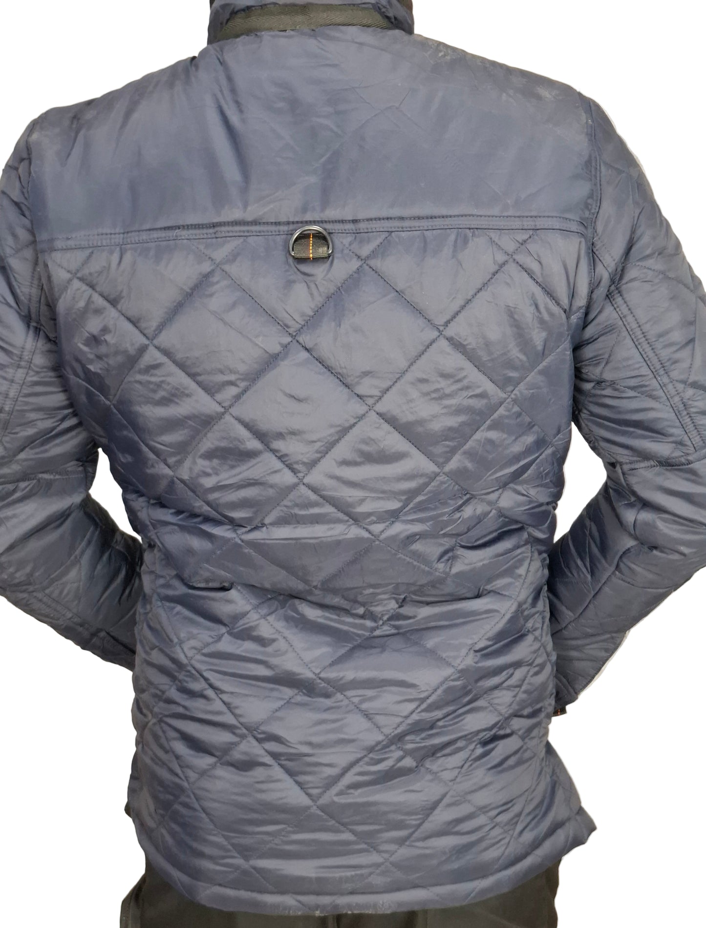 Veste matelassée classique avec col en fausse fourrure